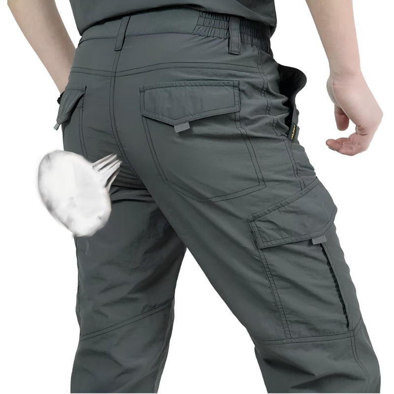 Fishing Pants Waterproof - Pantaloni cargo tattici da città Pantaloni