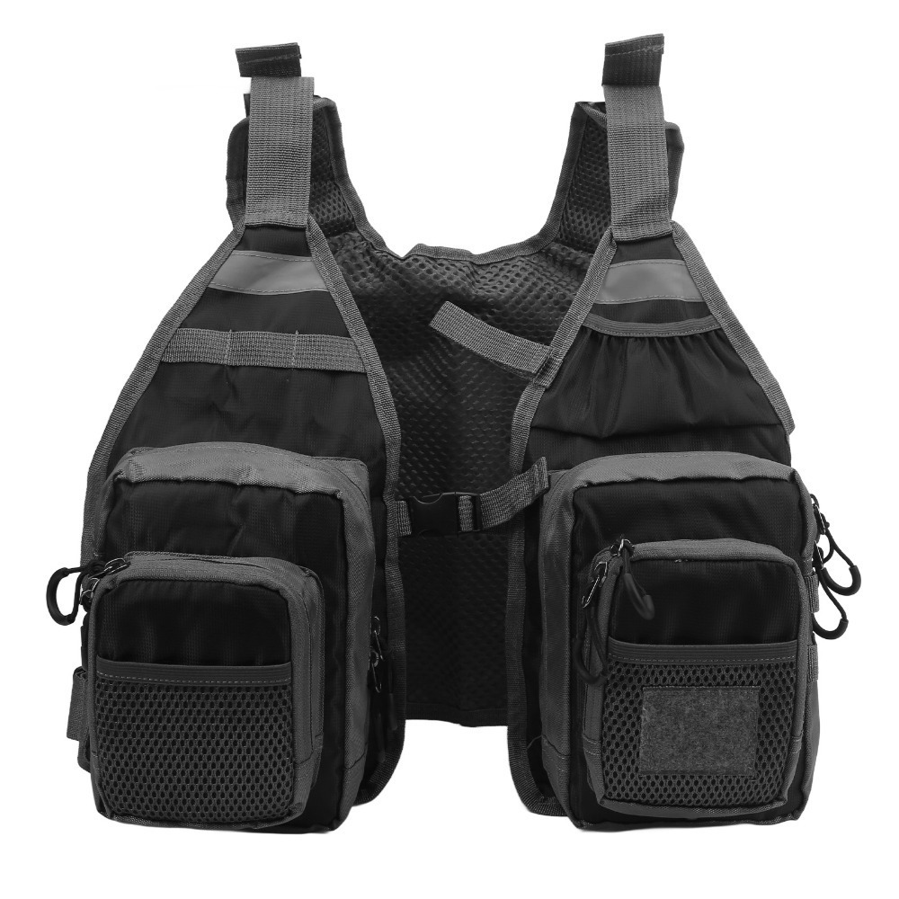 Fishing Vest - Gilet da Pesca Leggero con Tasche