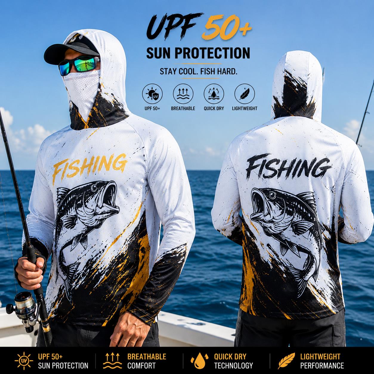 Maglia da Pesca Unisex a Manic - Fishing Mask Sun Protection recensione e prezzo
