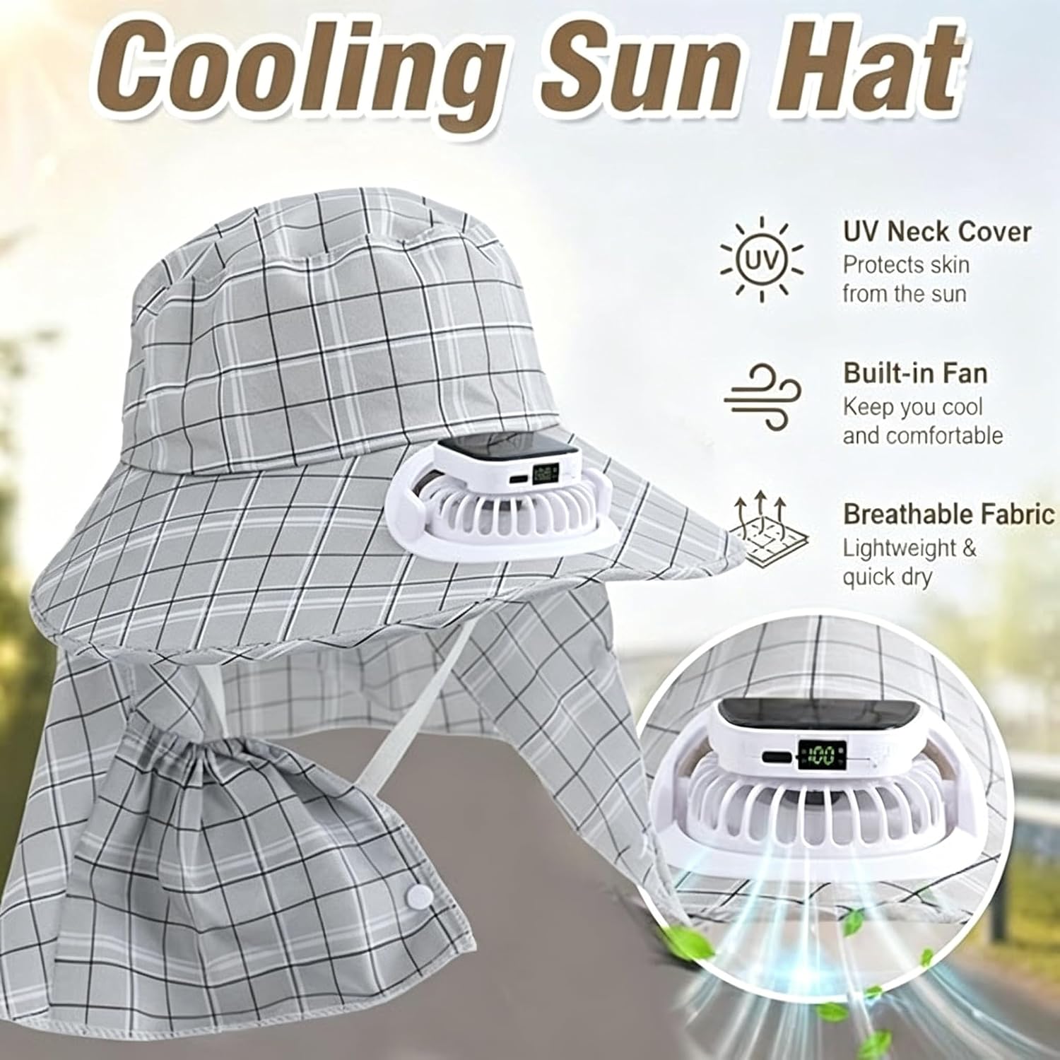 Cappello con Ventilatore Solar - Fishing Hat recensione e prezzo