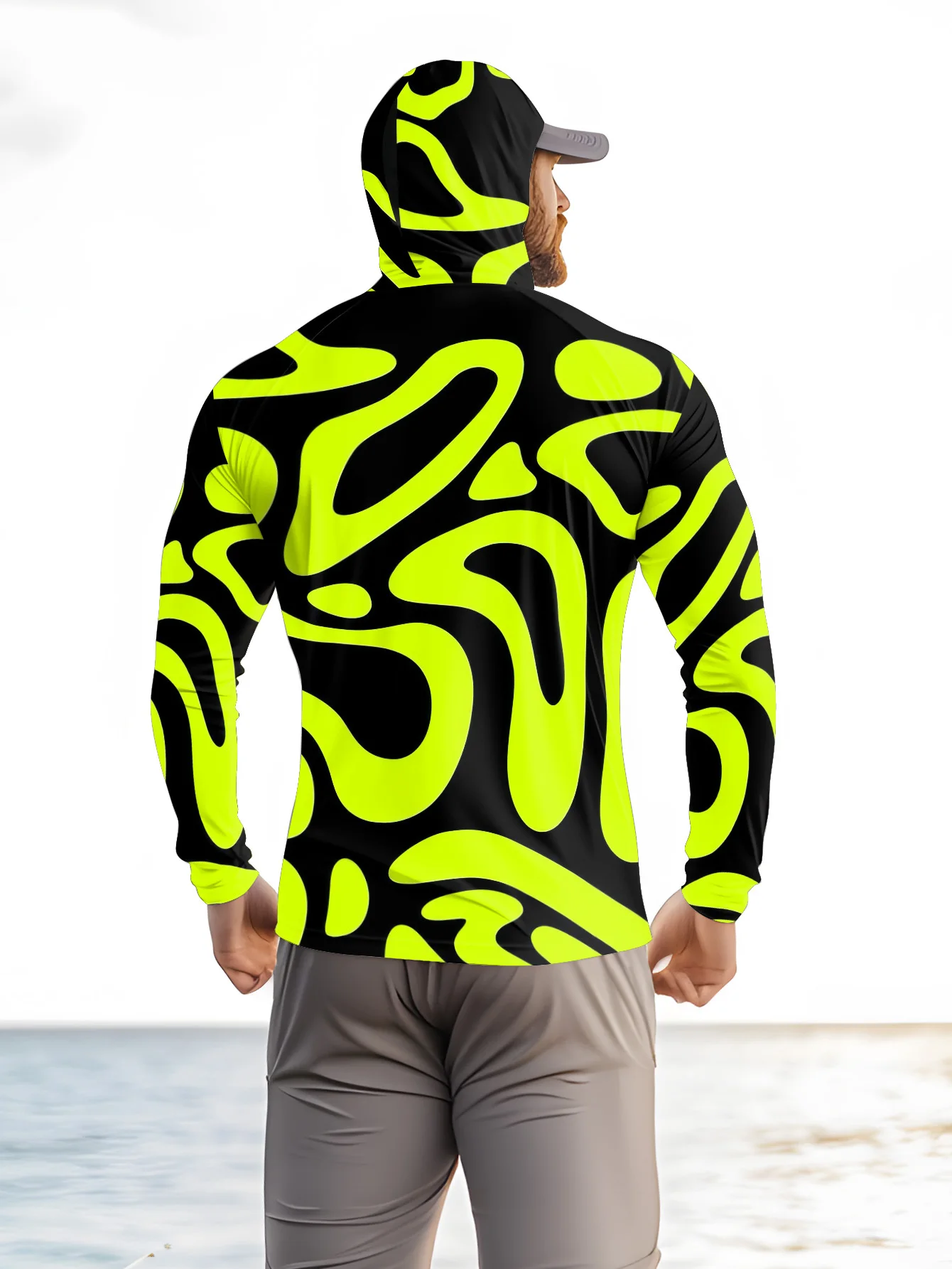 Maglia da pesca da uomo con ca - Fishing Mask Sun Protection recensione e prezzo